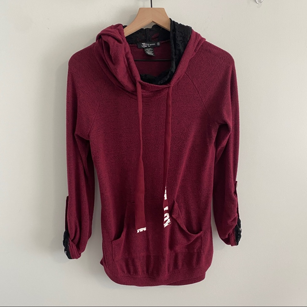 Miss Chievious Red Hoodie Sweeter